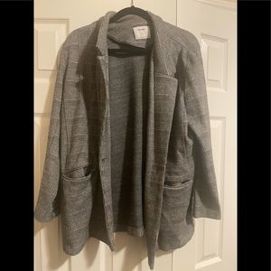 Plaid blazer, perfect oversized look